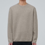Minimal Crew Neck Knit — Beige