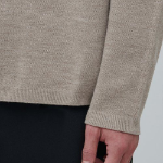Minimal Crew Neck Knit — Beige