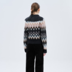 GANNI Fine Brushed Alpaca Cardigan - Black