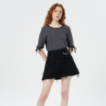 GANNI Cashmere Mix T-Shirt – Ash