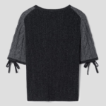 GANNI Cashmere Mix T-Shirt – Ash