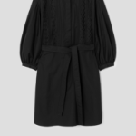 Maison Kitsune Women Crafted Embroidery Maxi Sleeve Dress