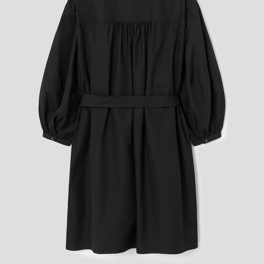 Maison Kitsune Women Crafted Embroidery Maxi Sleeve Dress