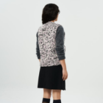 GANNI Graphic Wool Handknit Vest – Light Pink