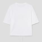 Maison Kitsune Women Bubble Logo Drawstring Comfort Tee-Shirt