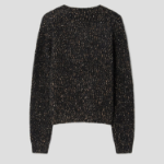 GANNI Alpaca Cotton Mix O-Neck – Black