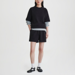 JAJU Sweat Half Pants (Black) — универсальные шорты для активного дня и отдыха