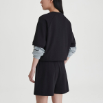 JAJU Sweat Half Pants (Black) — универсальные шорты для активного дня и отдыха