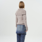 GANNI Alpaca Cotton Mix Highneck – Safari