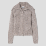 GANNI Alpaca Cotton Mix Highneck – Safari