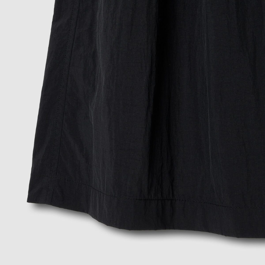 JAJU Shirring Bermuda Pants (Black) — женственные бермуды с акцентом на комфорт и стиль