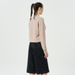 GANNI Graphic Wool Mix Cherry Crewneck – Safari