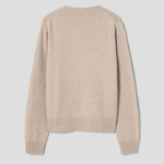 GANNI Graphic Wool Mix Cherry Crewneck – Safari