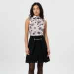 GANNI Shibori Pleat Top – Light Pink