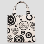 10 CORSO COMO – сумка Cuore Bianco Canvas Bag