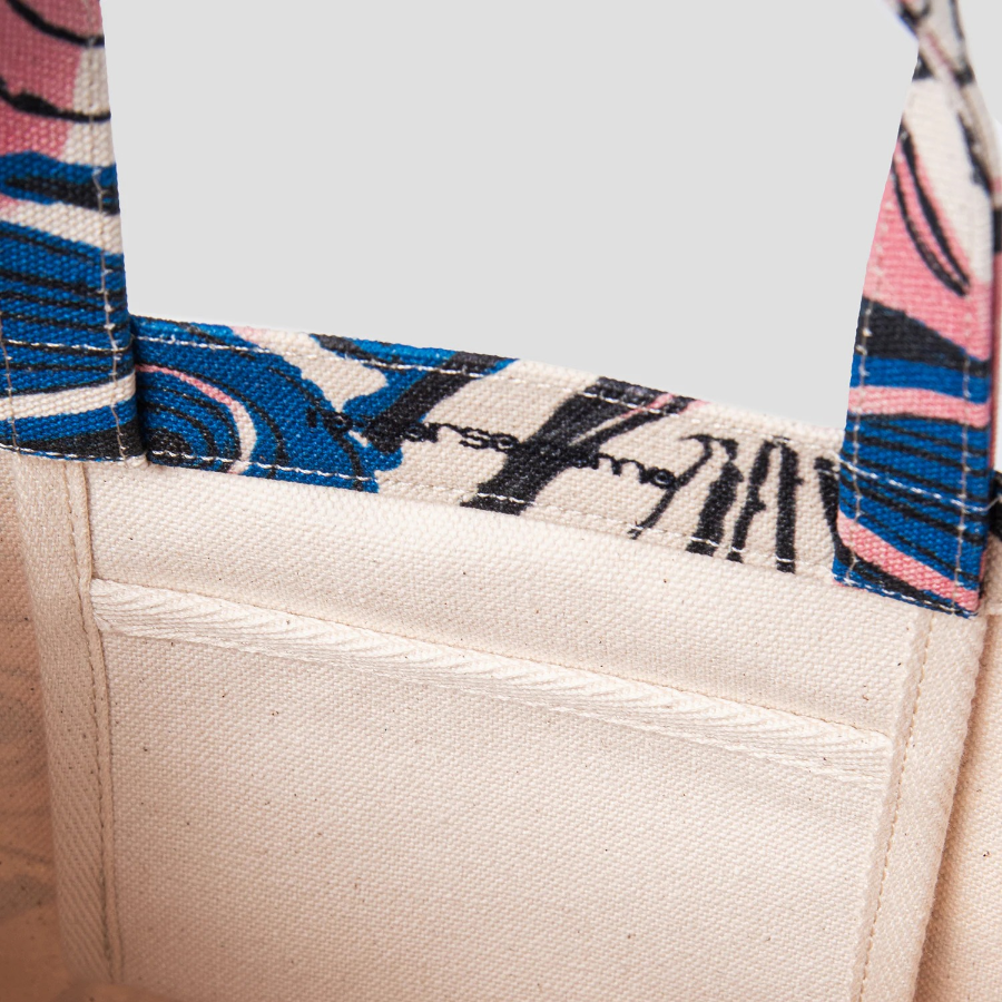 10 CORSO COMO – сумка Pink Flora Canvas Bag