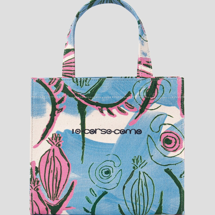 10 CORSO COMO – сумка Blue Flora Canvas Bag
