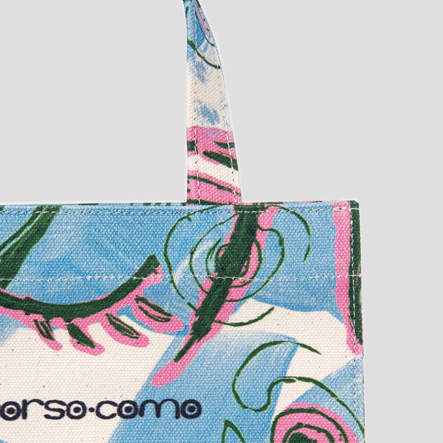 10 CORSO COMO – сумка Blue Flora Canvas Bag