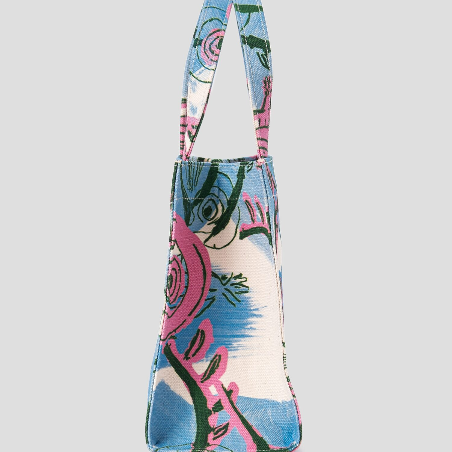 10 CORSO COMO – сумка Blue Flora Canvas Bag