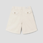 Maison Kitsune Women Casual Pleated Bermuda - Paper