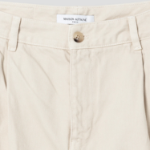 Maison Kitsune Women Casual Pleated Bermuda - Paper