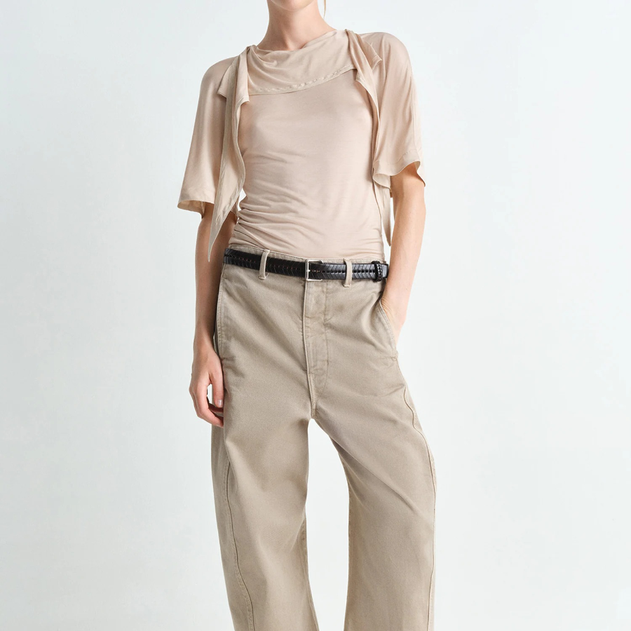 LEMAIRE – Short Sleeve Foulard Top