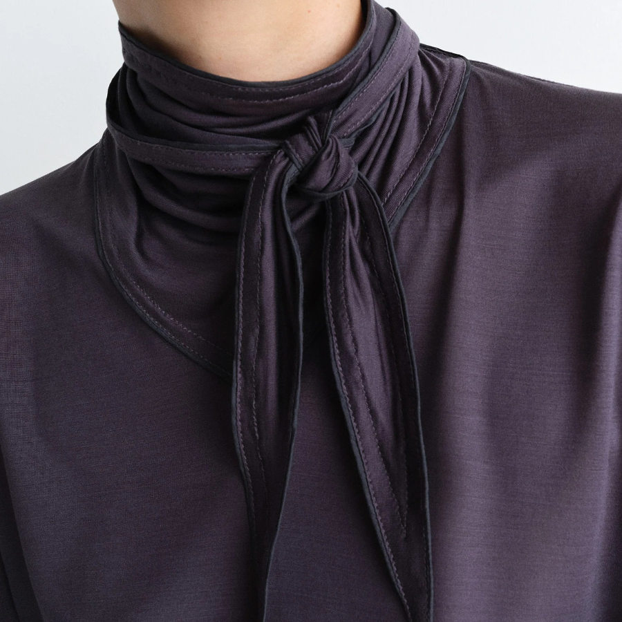 LEMAIRE – Short Sleeve Foulard Top