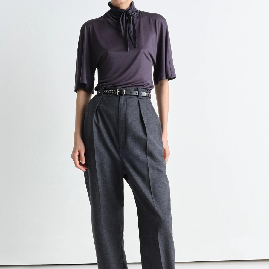 LEMAIRE – Short Sleeve Foulard Top