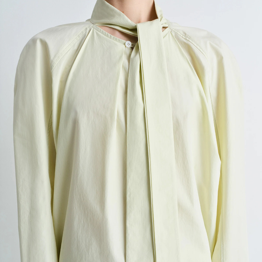 LEMAIRE – Ascot Blouse - Dusty Yellow