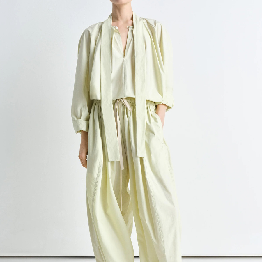 LEMAIRE – Ascot Blouse - Dusty Yellow