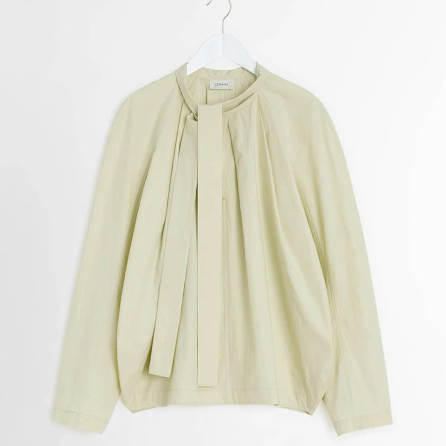 LEMAIRE – Ascot Blouse - Dusty Yellow
