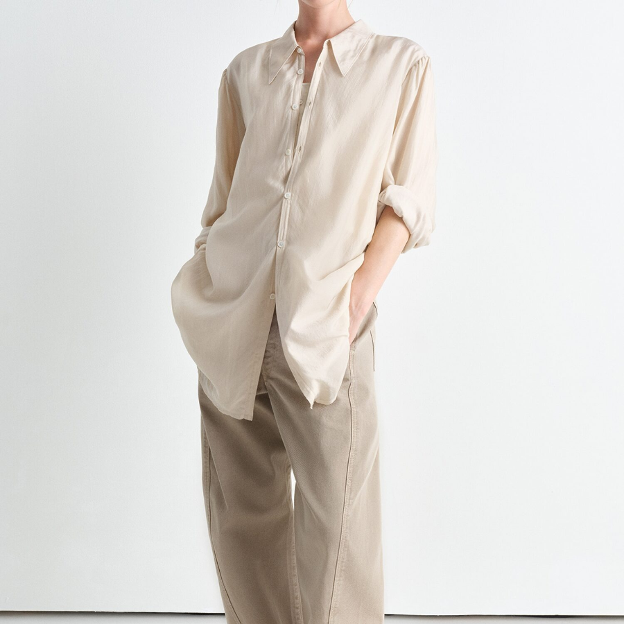 LEMAIRE – Light Pointed Collar Shirt