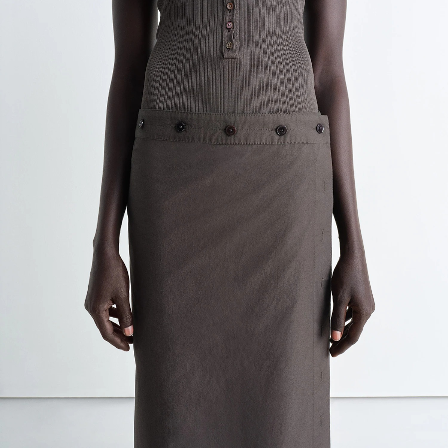 LEMAIRE – Buttoned Long Skirt