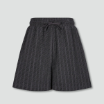 JAJU Terry Half Pants (Charcoal) — комфорт и мягкость для повседневного образа