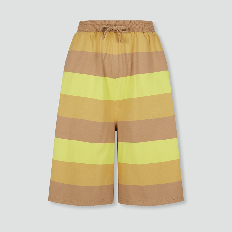 JAJU Rugby Half Pants (Yellow) — яркий акцент и комфорт в спортивном стиле