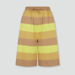 JAJU Rugby Half Pants (Yellow) — яркий акцент и комфорт в спортивном стиле