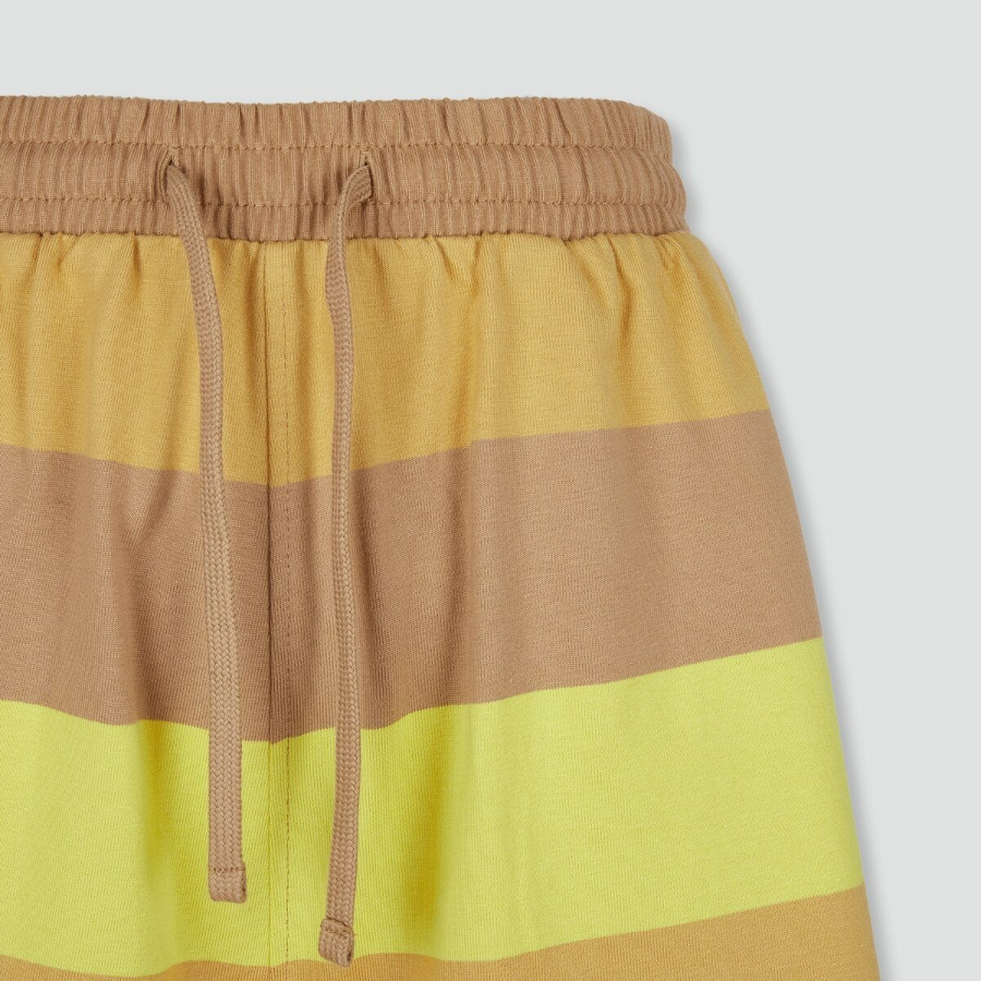 JAJU Rugby Half Pants (Yellow) — яркий акцент и комфорт в спортивном стиле