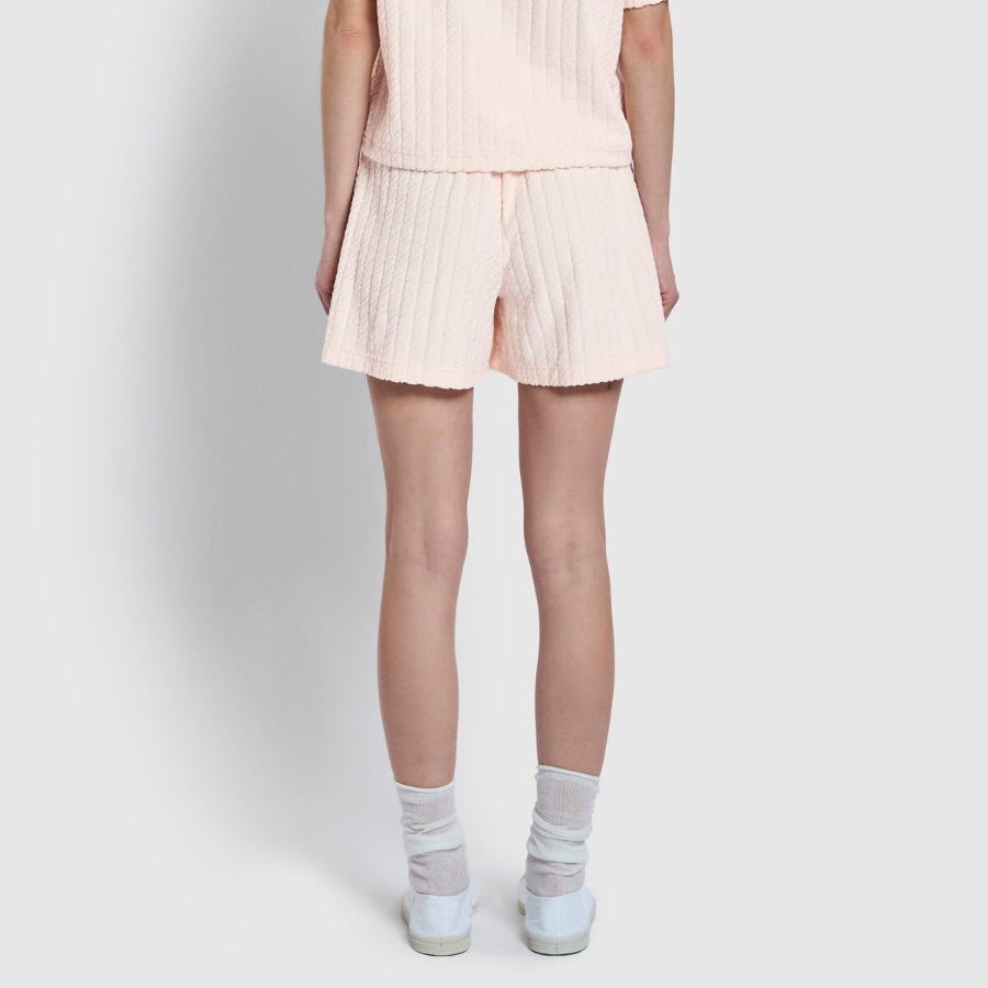 JAJU Terry Half Pants (Pink) — мягкость, уют и нежный цвет для повседневной свободы