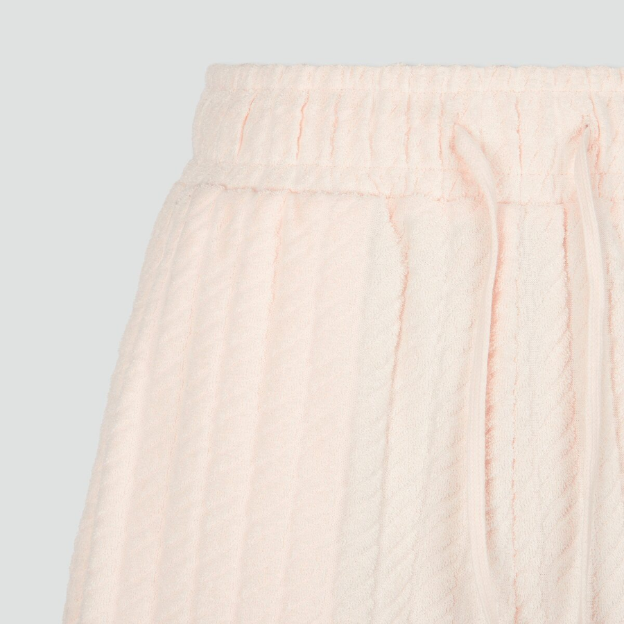 JAJU Terry Half Pants (Pink) — мягкость, уют и нежный цвет для повседневной свободы