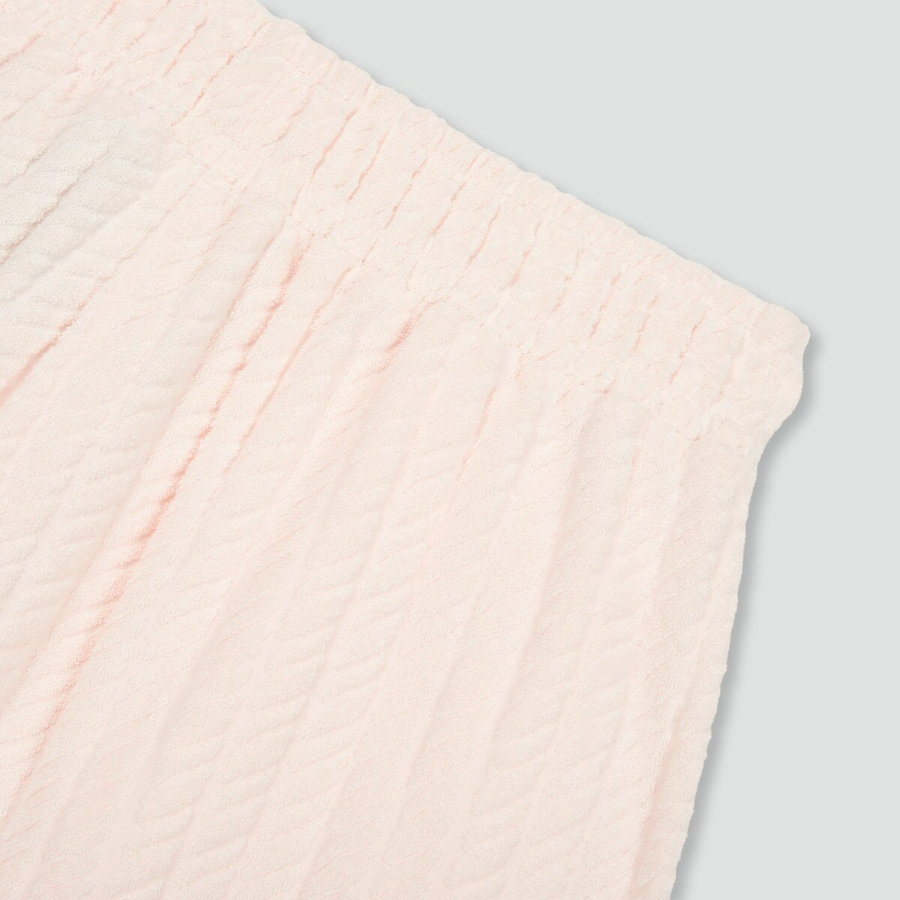 JAJU Terry Half Pants (Pink) — мягкость, уют и нежный цвет для повседневной свободы