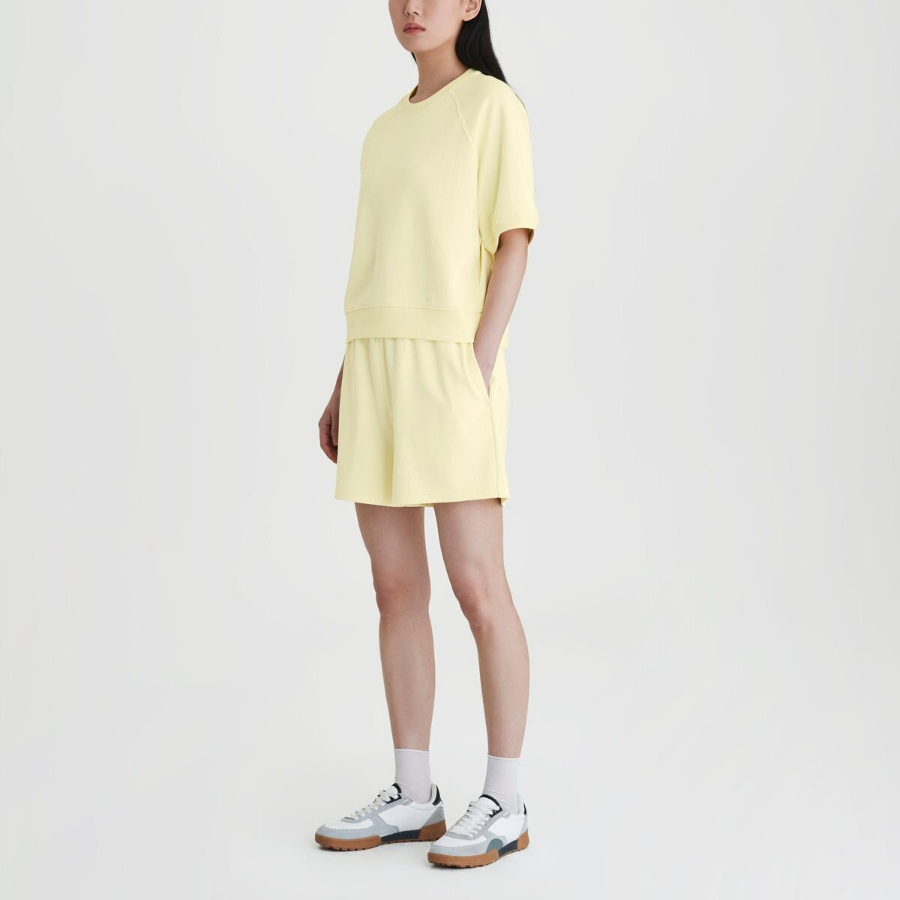 JAJU Sweat Half Pants (Yellow) — удобство и яркость для активных летних дней