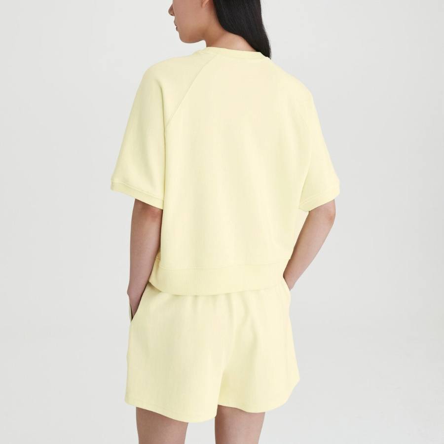 JAJU Sweat Half Pants (Yellow) — удобство и яркость для активных летних дней