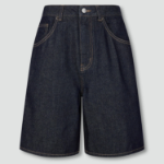 JAJU Denim Bermuda Pants (Navy) — универсальный деним в повседневной интерпретации