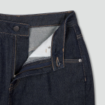 JAJU Denim Bermuda Pants (Navy) — универсальный деним в повседневной интерпретации