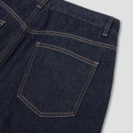 JAJU Denim Bermuda Pants (Navy) — универсальный деним в повседневной интерпретации