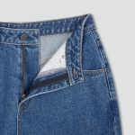 JAJU Denim Bermuda Pants (Blue) — лёгкий деним и расслабленный крой для летнего гардероба