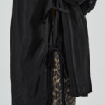 GANNI [EXCLUSIVE] Viscose Habotai Oversized Shirt - Black