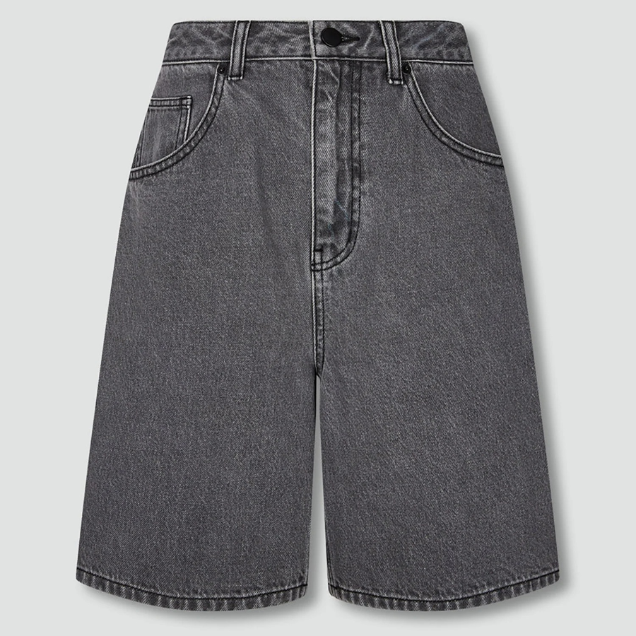 JAJU Denim Bermuda Pants (Gray) — сдержанный стиль и удобство каждый день