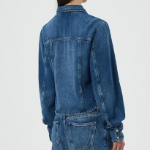 GANNI Light Denim Corsage Shirt - Blue