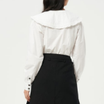 GANNI Fitted Shirt - Bright White